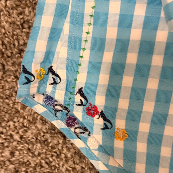 Robert Graham Checkered Gingham Button Up Dress Shirt Mens Large - Picture 5 of 8